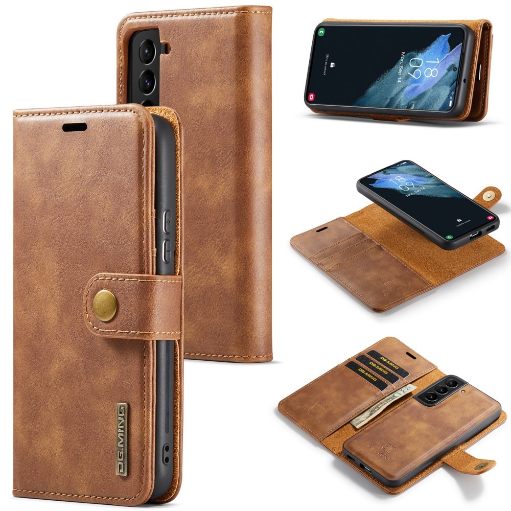 Magnet Wallet Samsung Galaxy S24 Plus Cognac