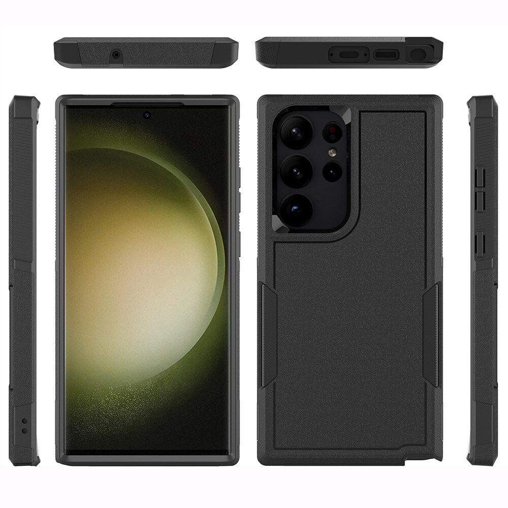 Off-road Hybridskal Samsung Galaxy S23 Ultra svart