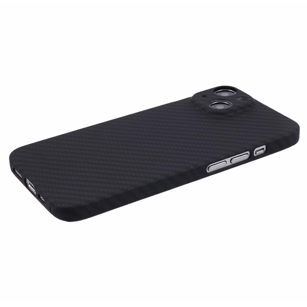 Slim Skal Aramidfiber iPhone 15 Plus svart