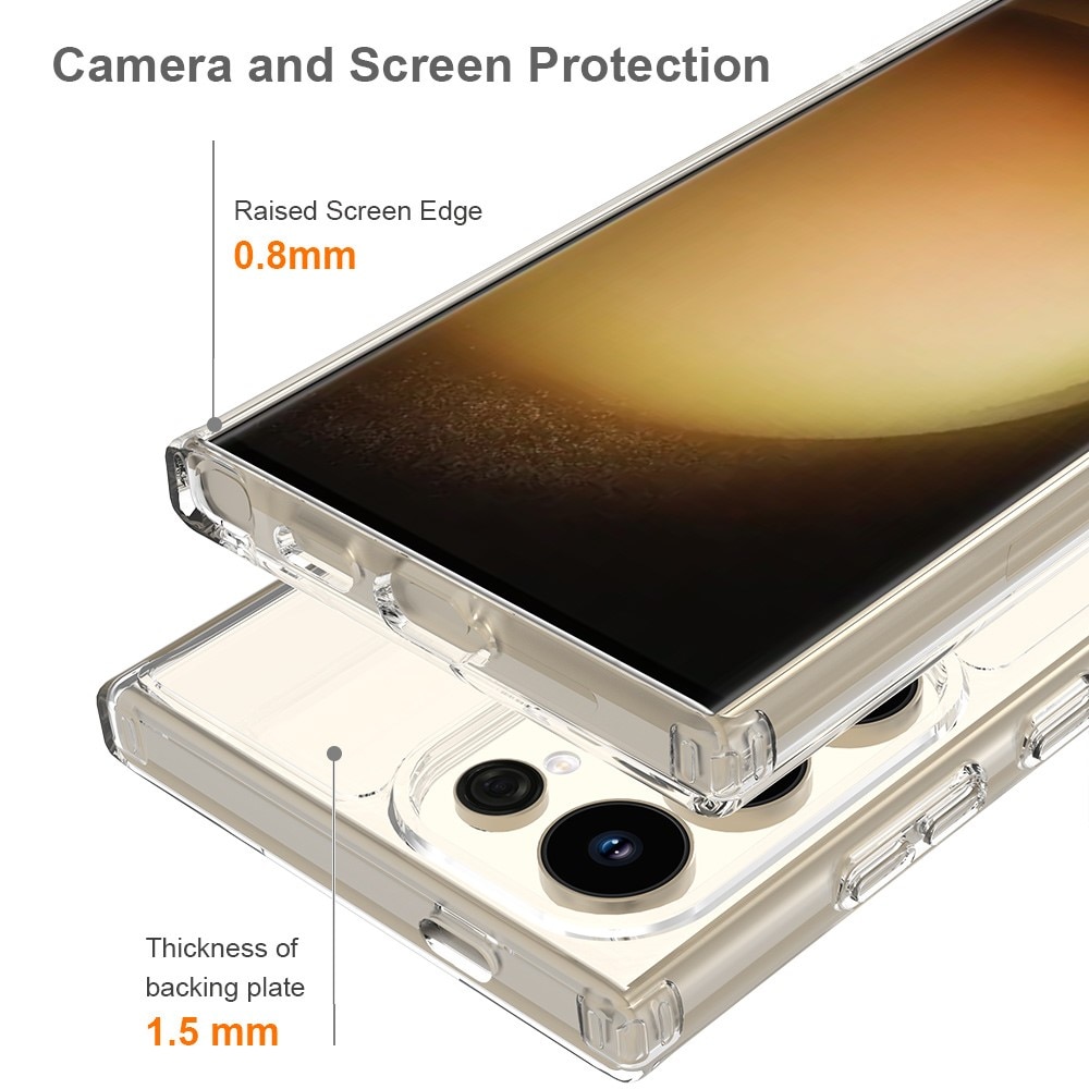 Hybridskal MagSafe Samsung Galaxy S24 Ultra transparent