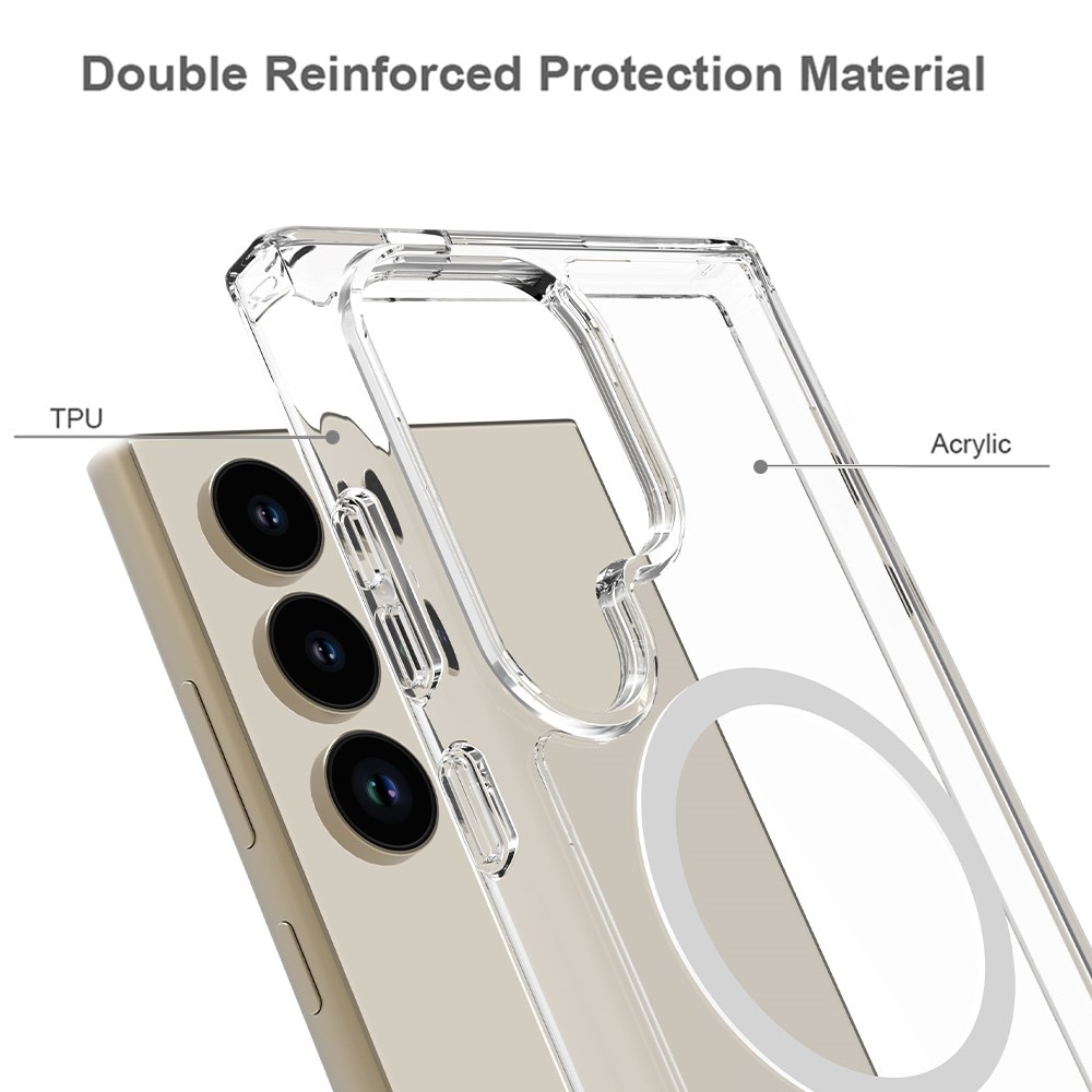 Samsung Galaxy S24 Ultra Kit med MagSafe-skal och Skärmskydd
