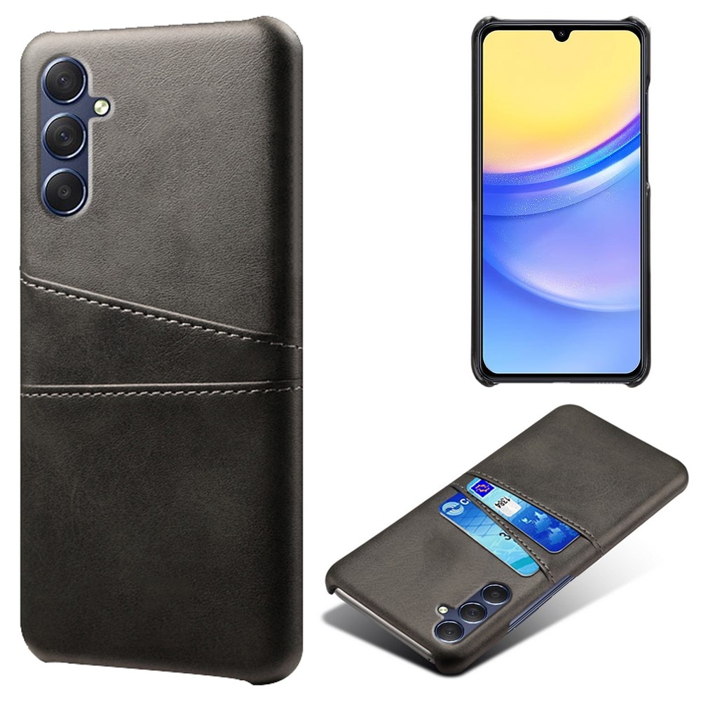 Card Slots Case Samsung Galaxy A15 svart