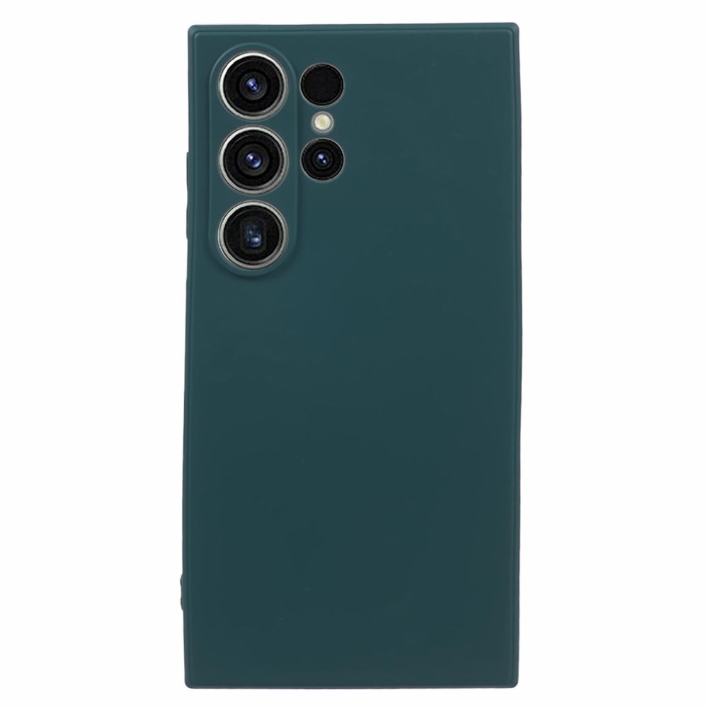 Stöttåligt Skal TPU Samsung Galaxy S24 Ultra mörkgrön