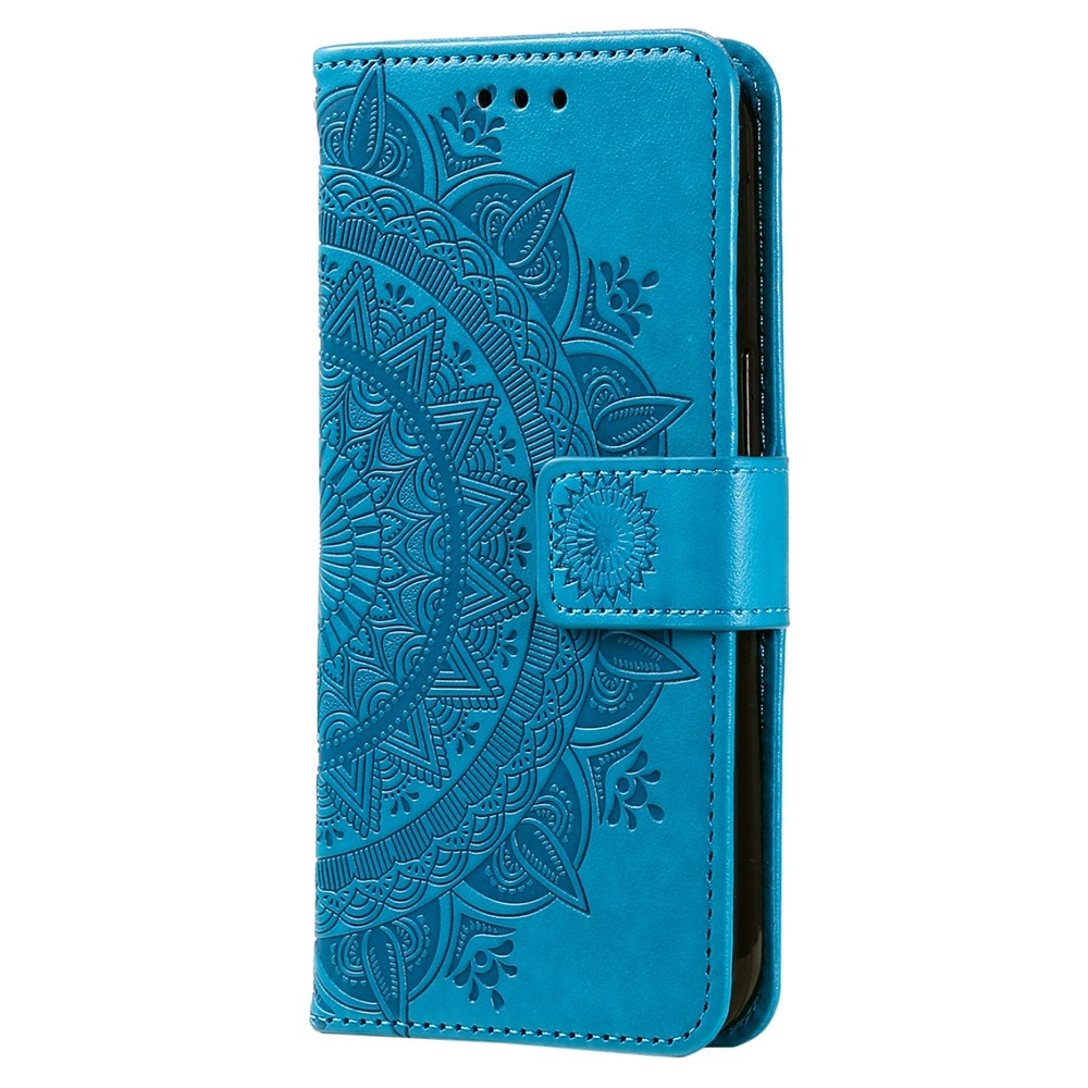 Läderfodral Mandala Xiaomi Redmi 13C blå