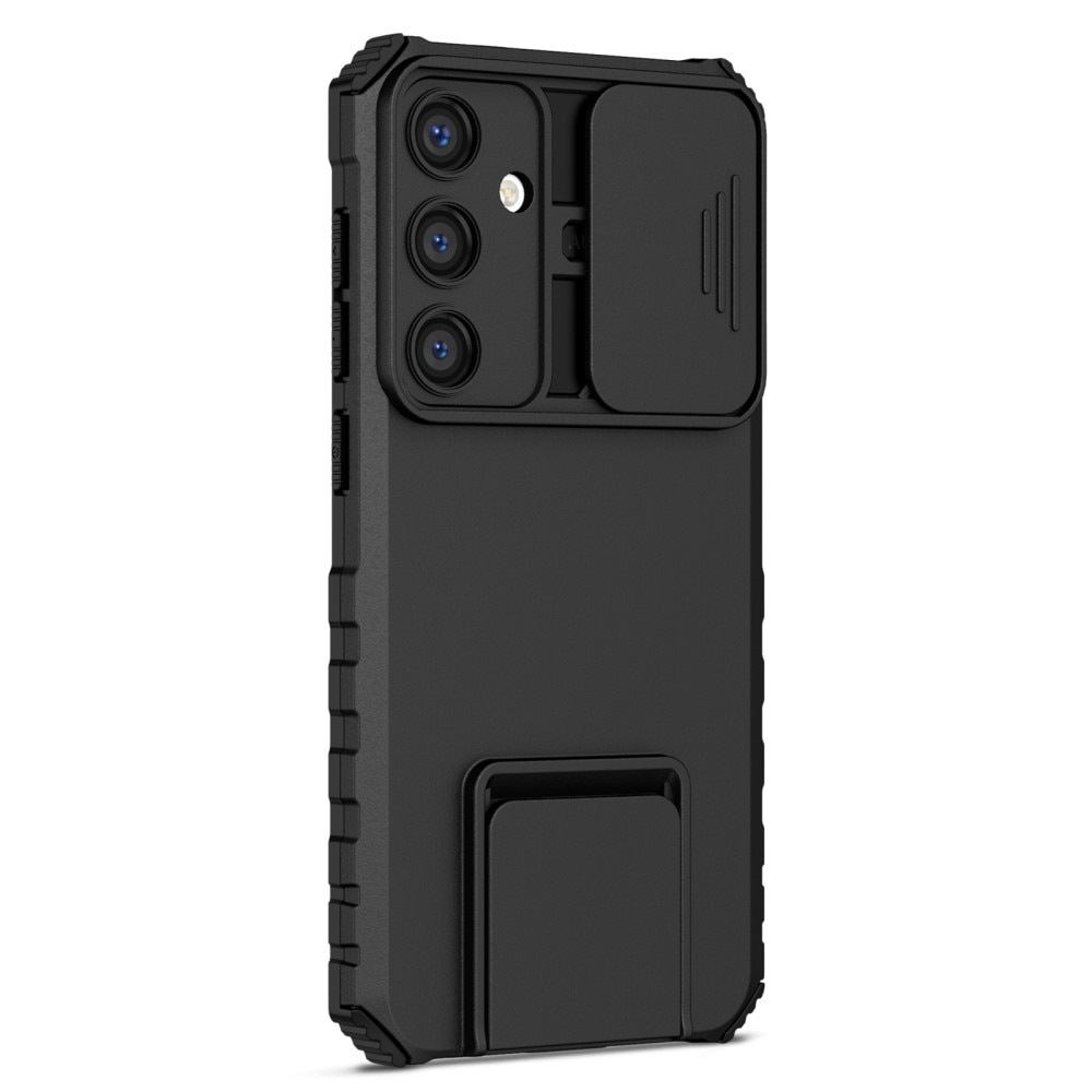 Samsung Galaxy S24 Kickstand Skal Kameraskydd Svart