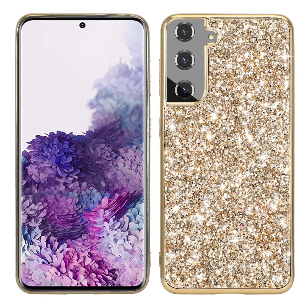 Glitterskal Samsung Galaxy S24 guld