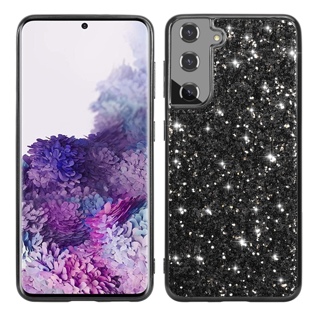 Glitterskal Samsung Galaxy S24 svart