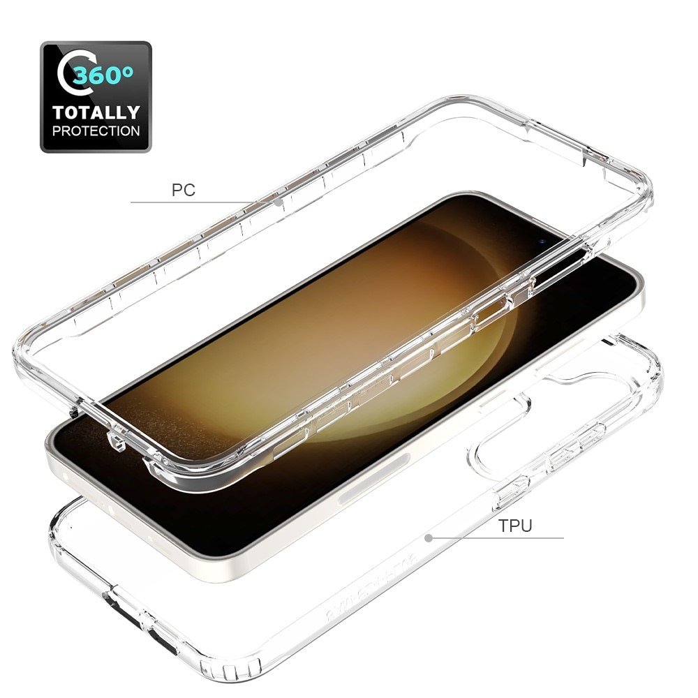 Full Cover Skal Samsung Galaxy S24 Plus transparent