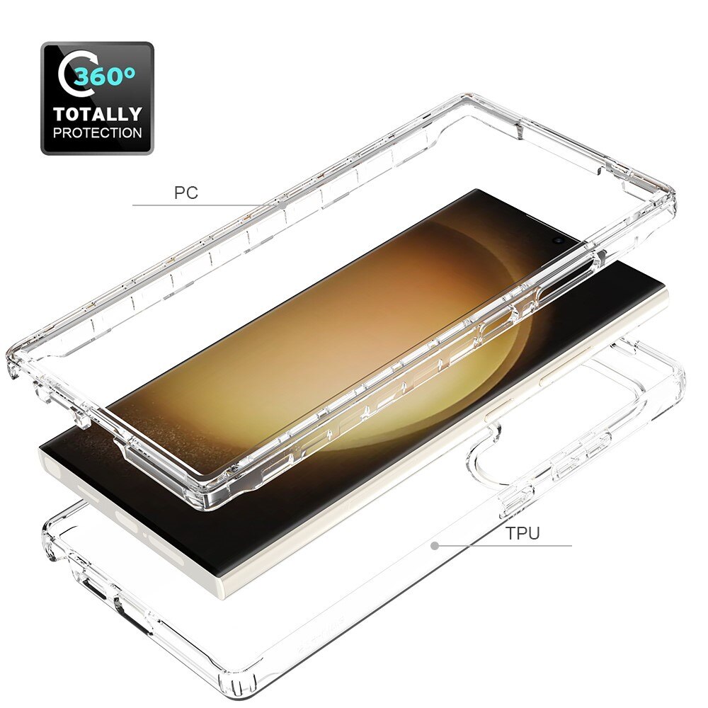 Full Cover Skal Samsung Galaxy S24 Ultra transparent