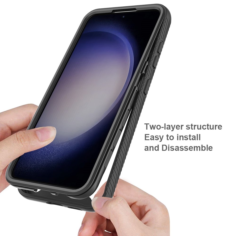Full Protection Case Samsung Galaxy S24 Plus svart