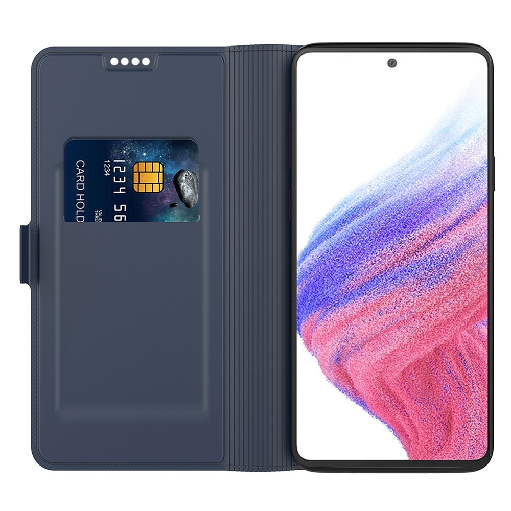 Slim Card Wallet Samsung Galaxy S24 marinblå