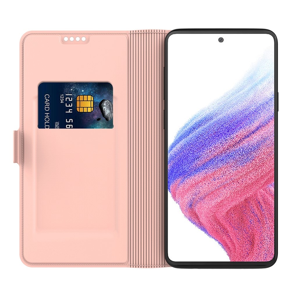 Slim Card Wallet Samsung Galaxy S24 roséguld