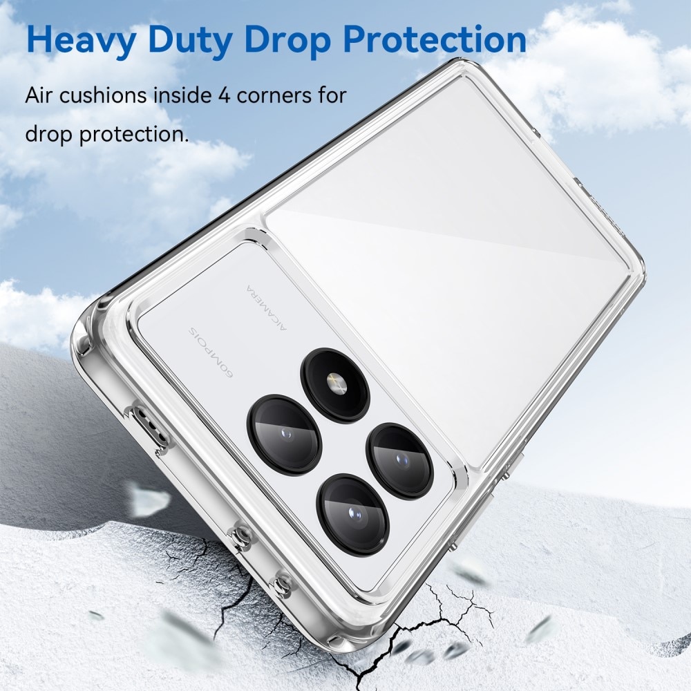 Hybridskal Xiaomi Poco X6 Pro transparent
