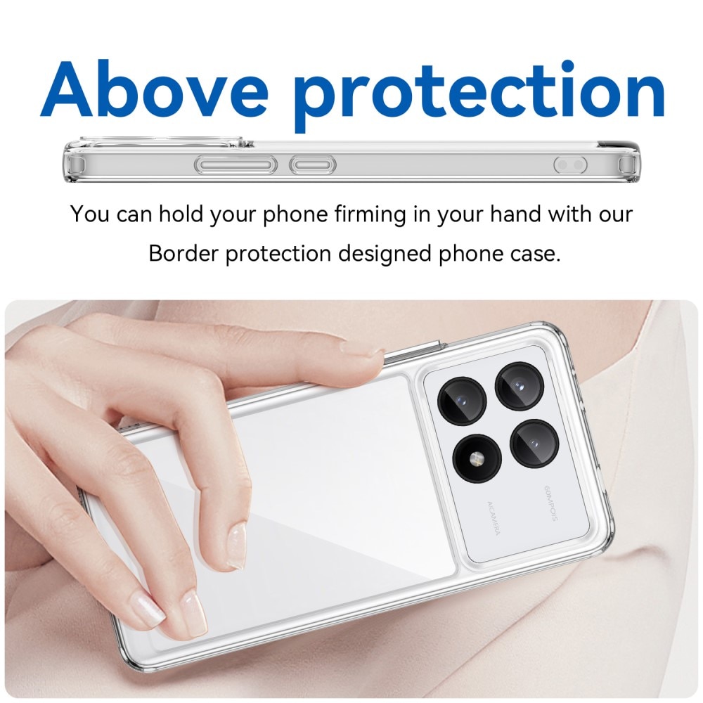 Hybridskal Xiaomi Poco X6 Pro transparent