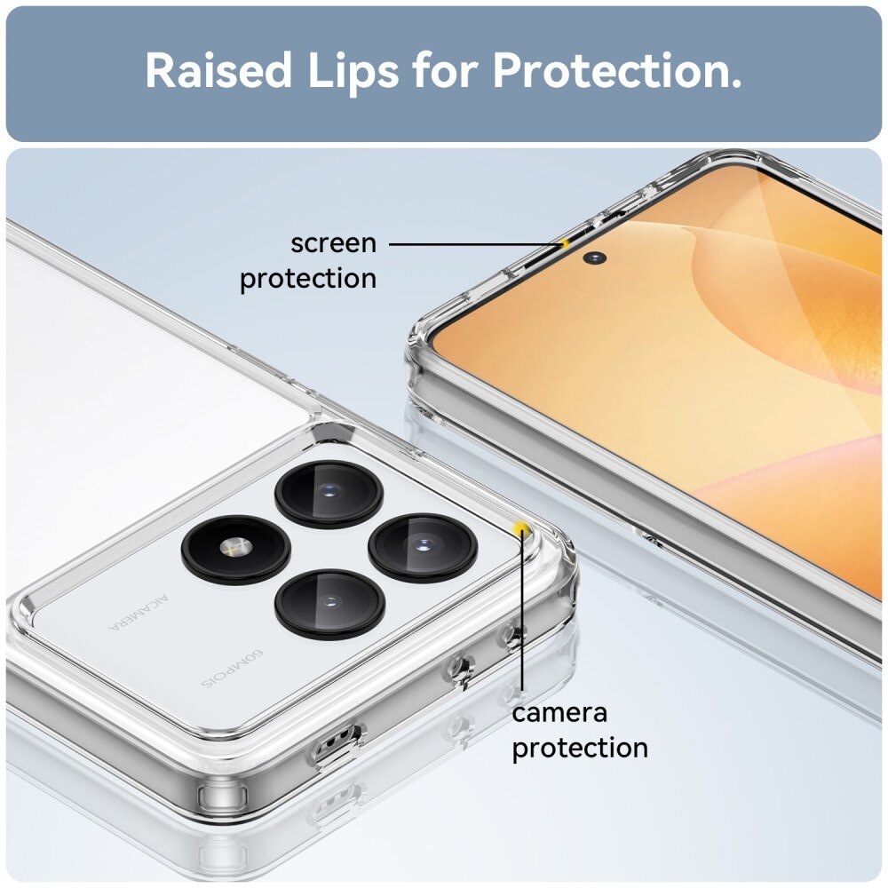 Hybridskal Xiaomi Poco X6 Pro transparent