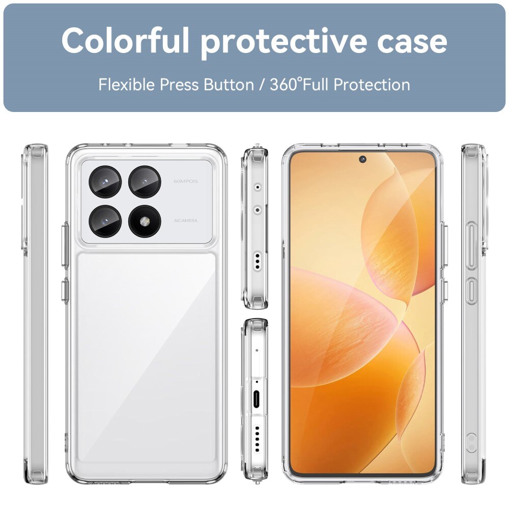 Crystal Hybrid Case Xiaomi Poco X6 Pro transparent