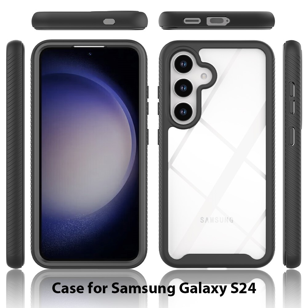 Full Cover Skal Samsung Galaxy S24 svart