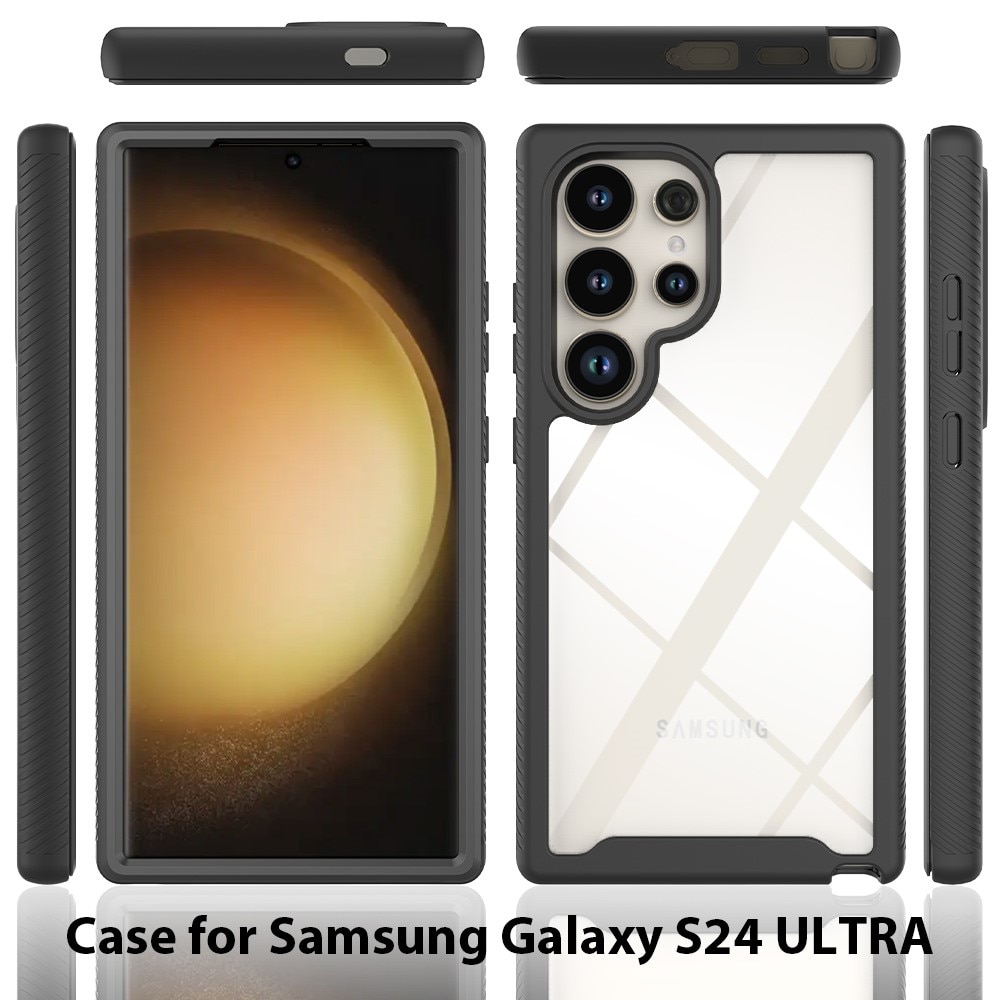 Full Cover Skal Samsung Galaxy S24 Ultra svart