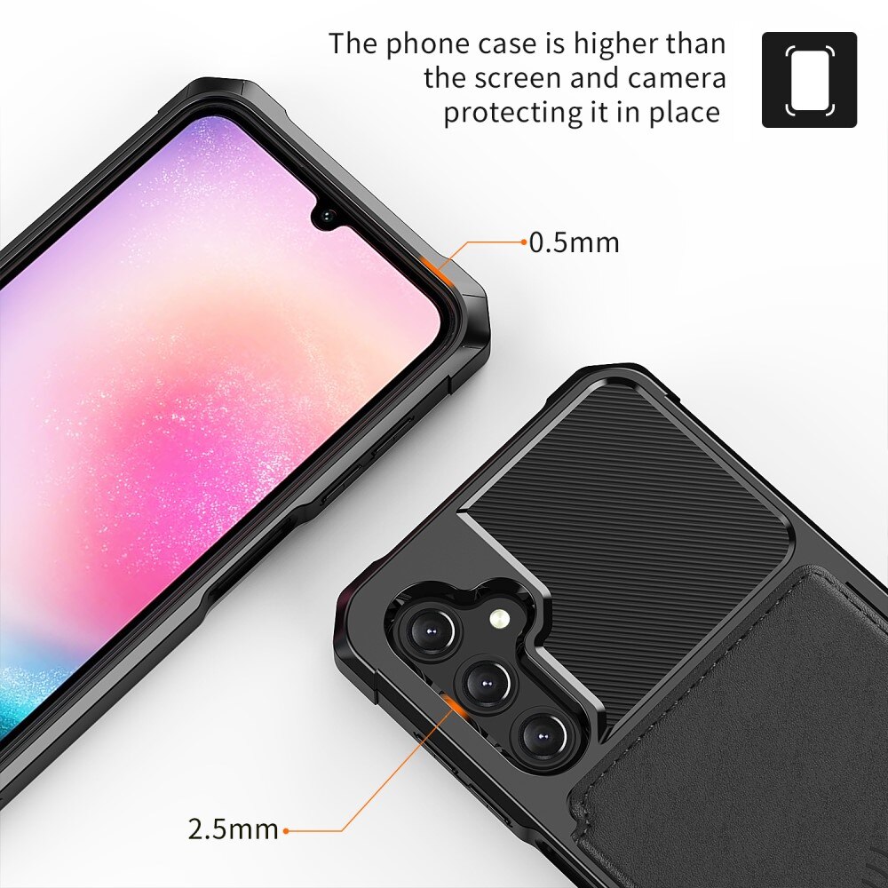 Tough Multi-slot Case Samsung Galaxy A15 Svart