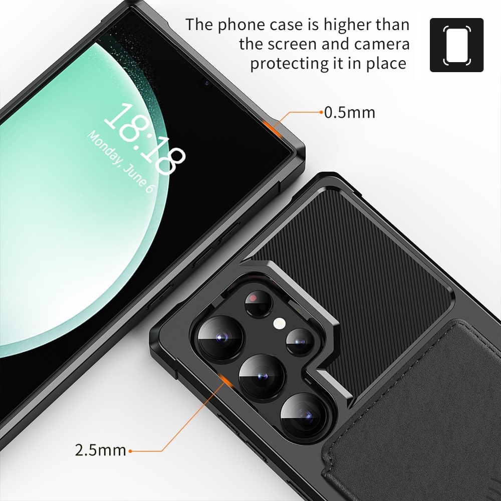 Tough Multi-slot Case Samsung Galaxy S24 Ultra svart