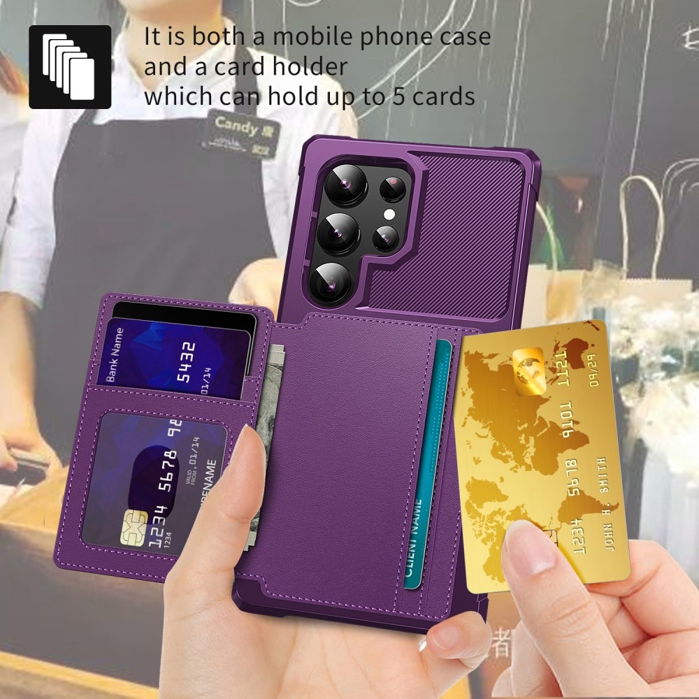Tough Multi-slot Case Samsung Galaxy S24 Ultra Lila
