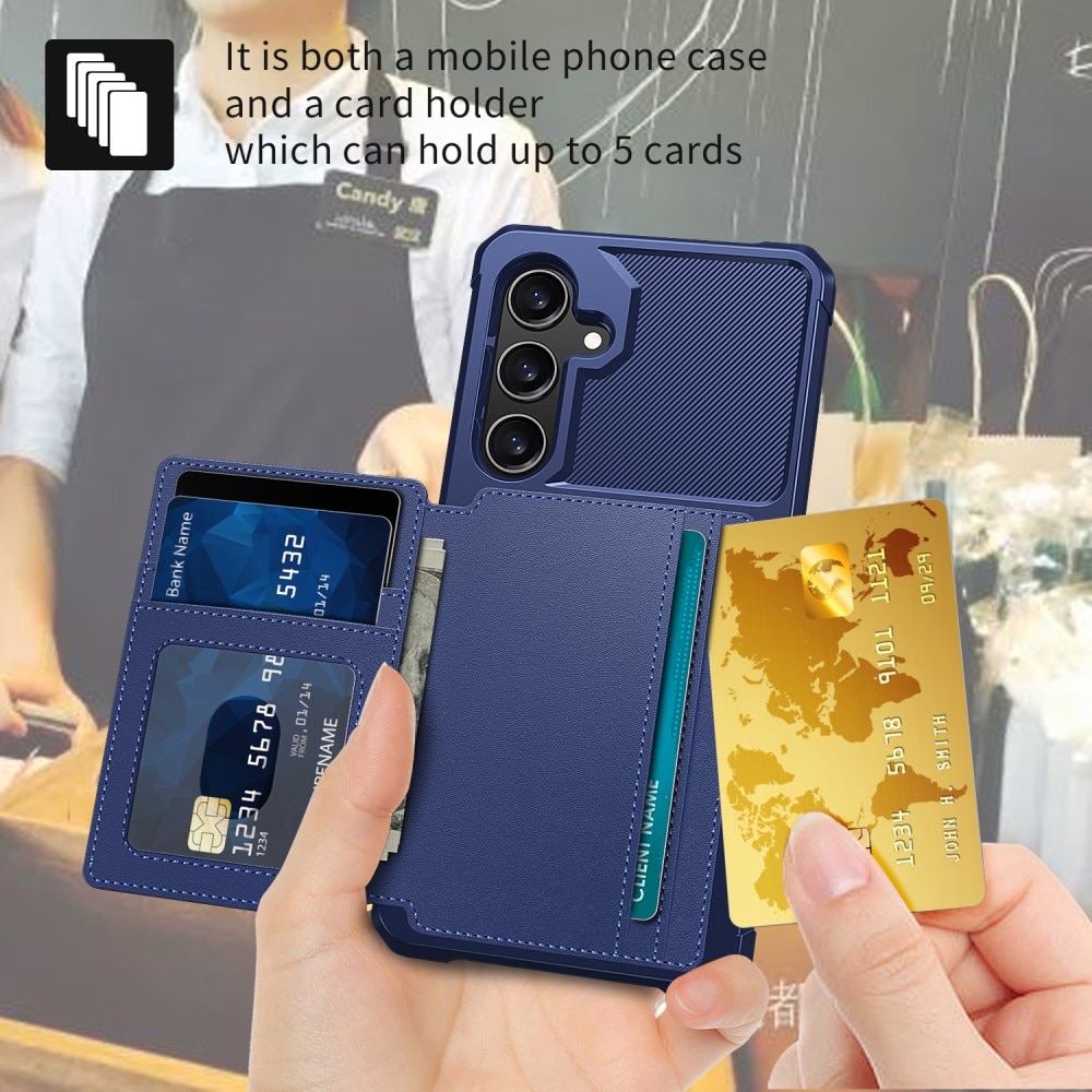 Tough Multi-slot Case Samsung Galaxy S24 Plus Blå