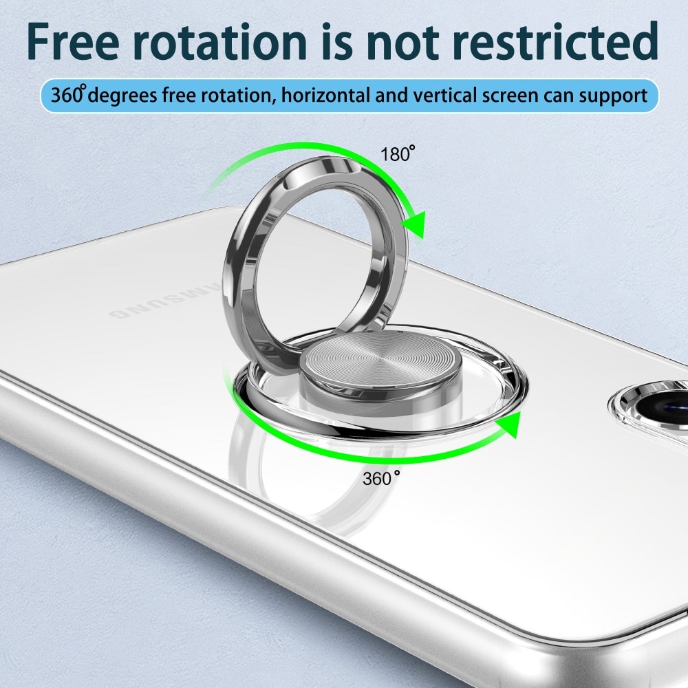 TPU Skal Finger Ring Kickstand Samsung Galaxy S24 Plus transparent