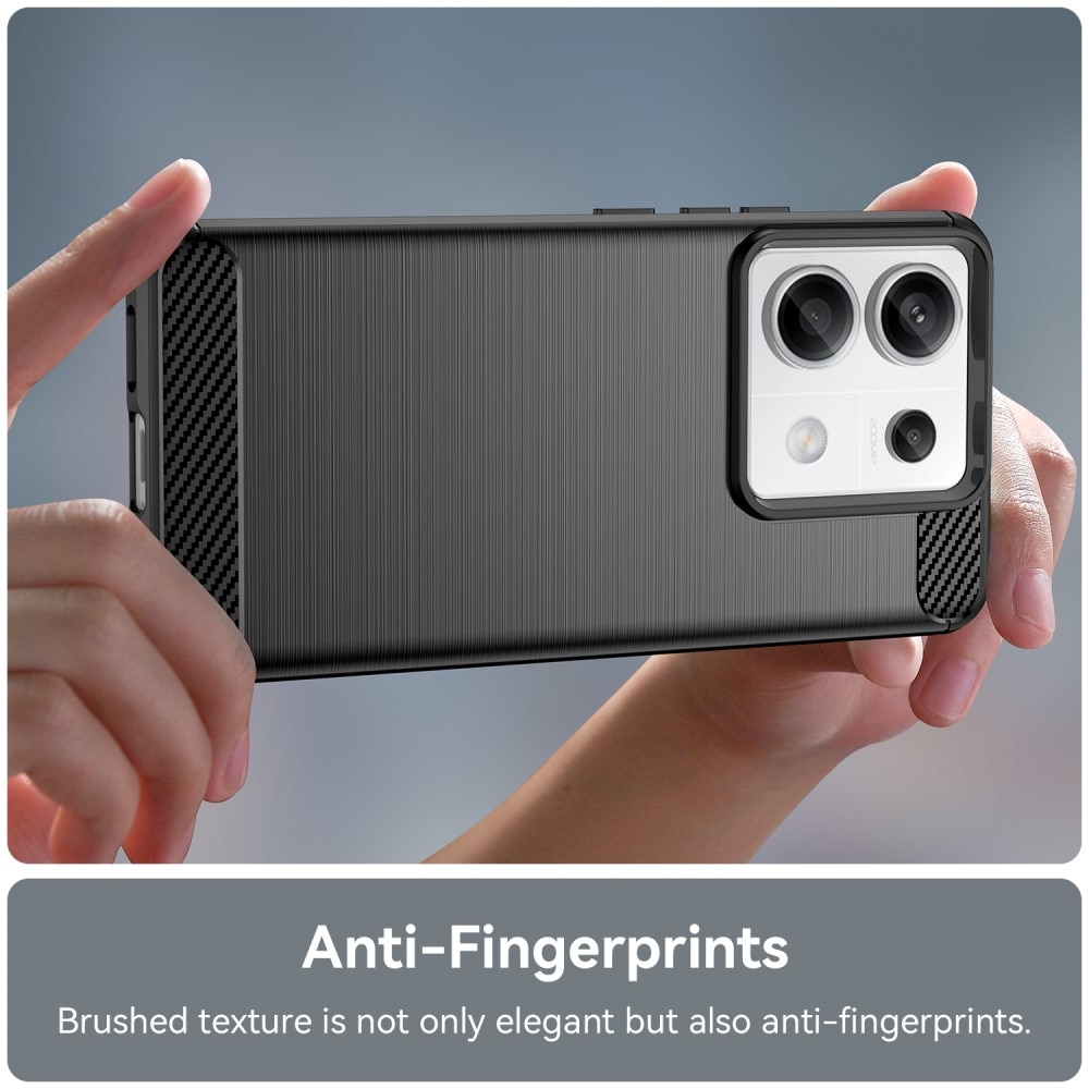 Xiaomi Redmi Note 13 Pro Skal TPU Brushed Svart