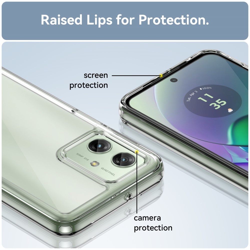 Crystal Hybrid Case Motorola Moto G54 transparent