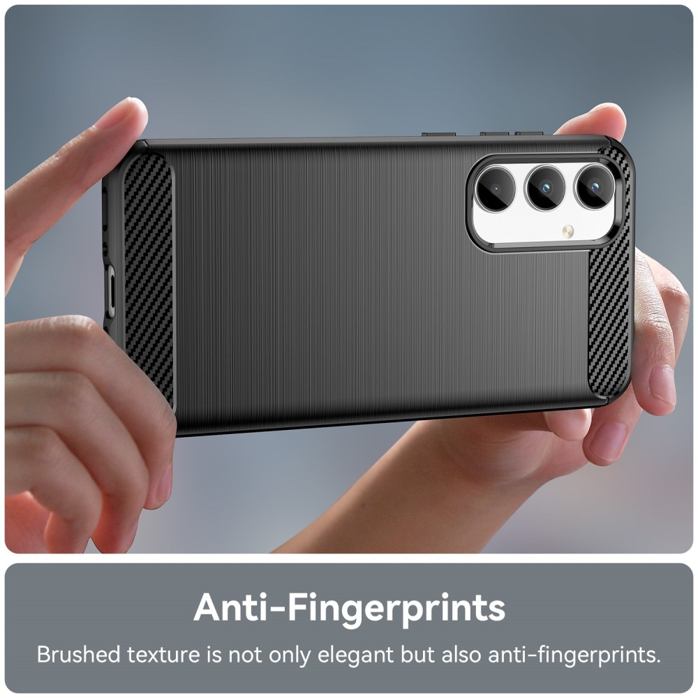 Samsung Galaxy A35 Skal TPU Brushed Svart