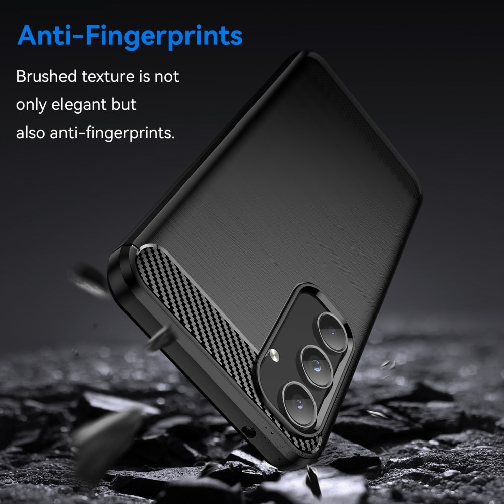 Samsung Galaxy A55 Skal TPU Brushed Black