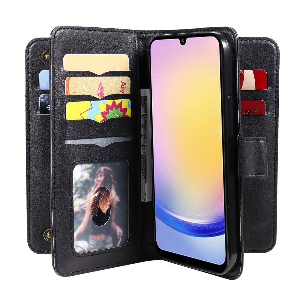 Mobilfodral Multi-slot Samsung Galaxy A25 svart