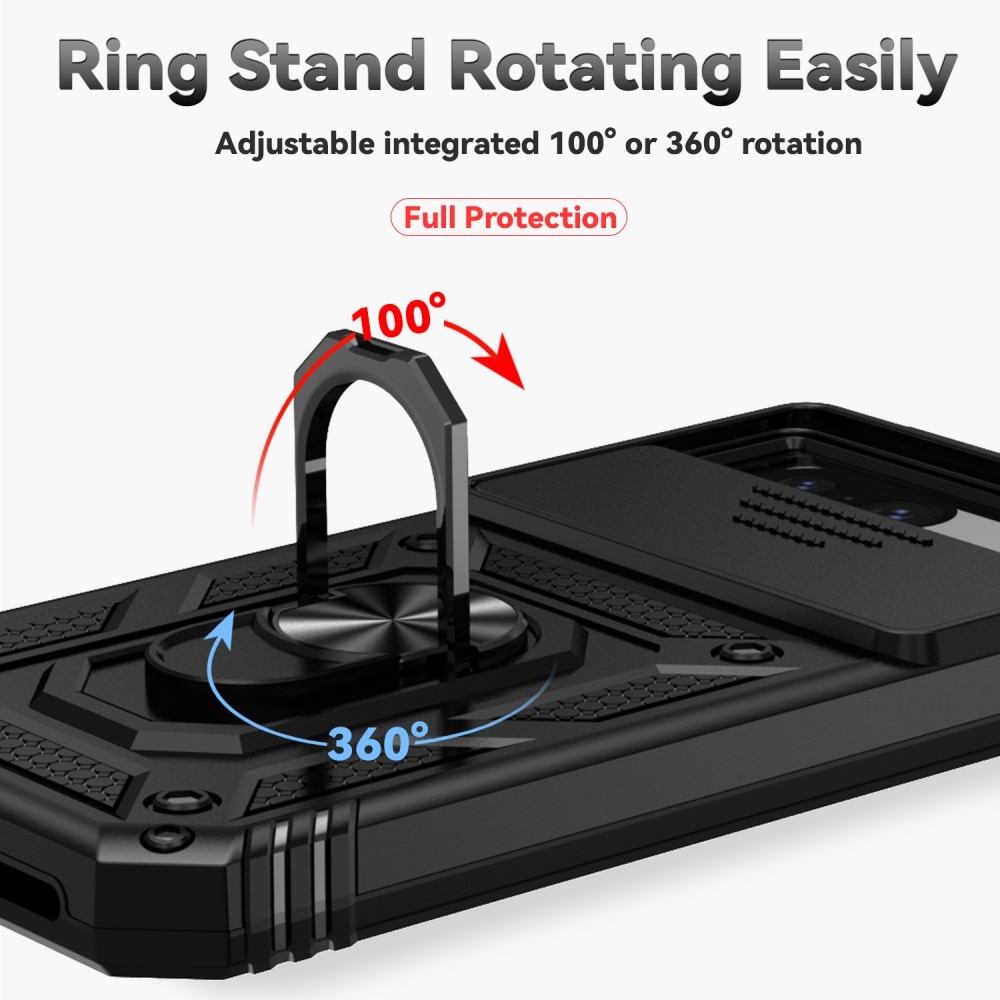 Hybridskal Ring + Kameraskydd Google Pixel 8a svart