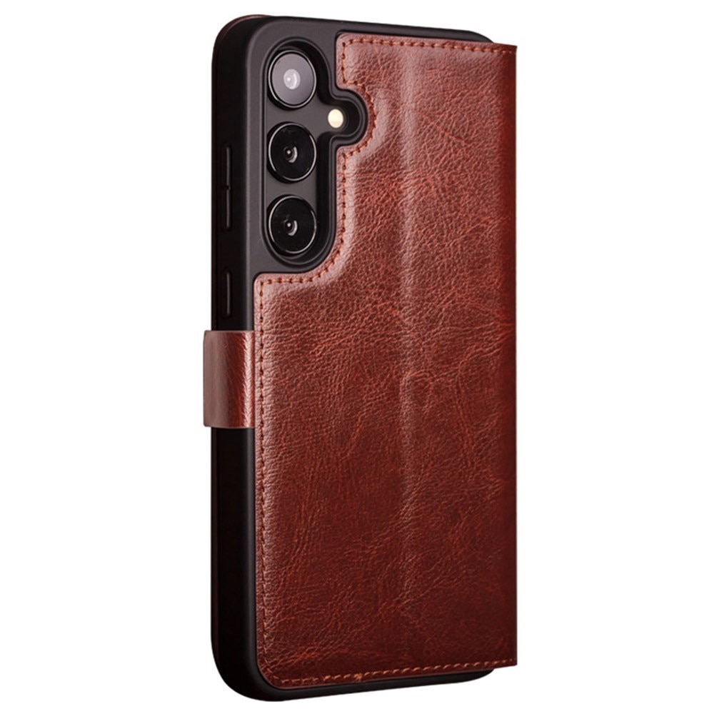 Samsung Galaxy S24 Plus Leather Wallet Case Brown