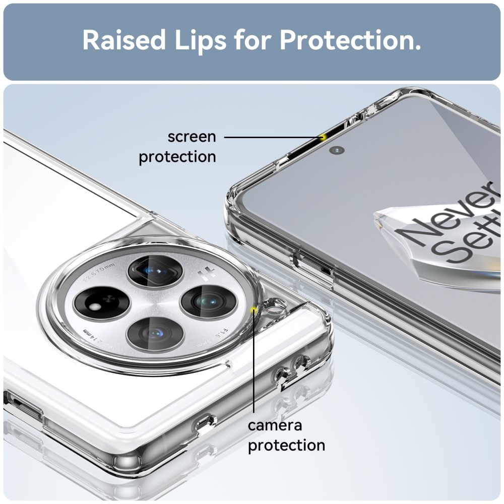 Crystal Hybrid Case OnePlus 12 transparent