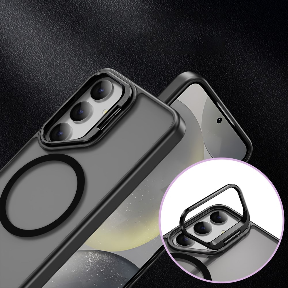 Hybridskal Kickstand MagSafe Samsung Galaxy S24 Ultra Svart