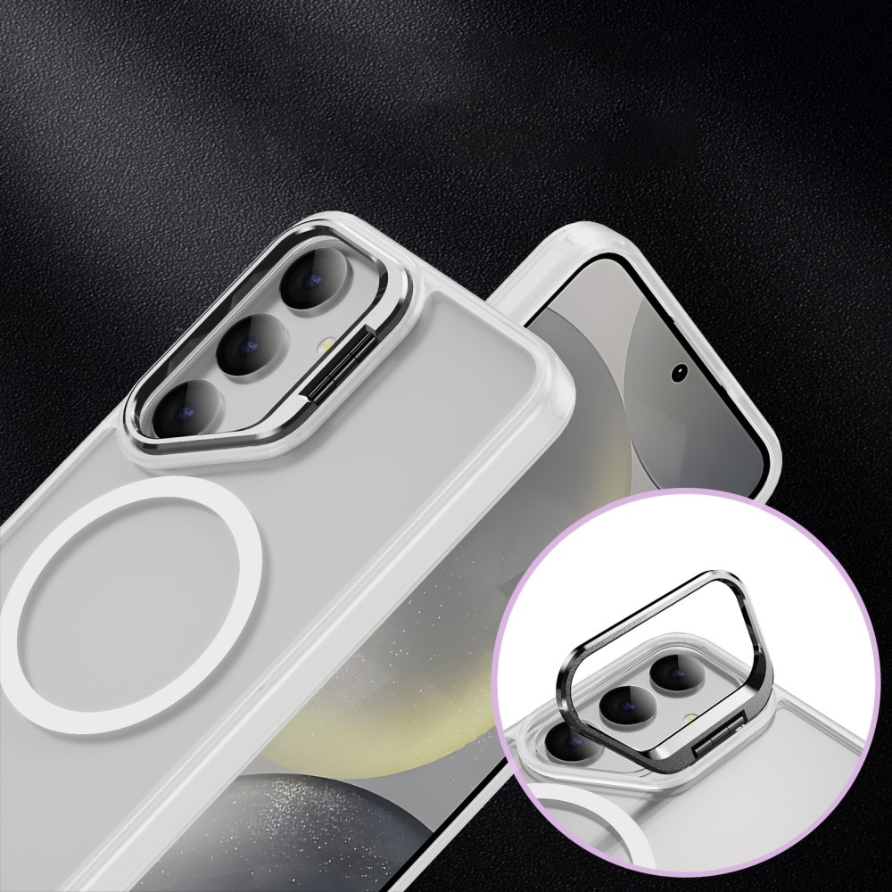 Hybridskal Kickstand MagSafe Samsung Galaxy S24 Ultra transparent