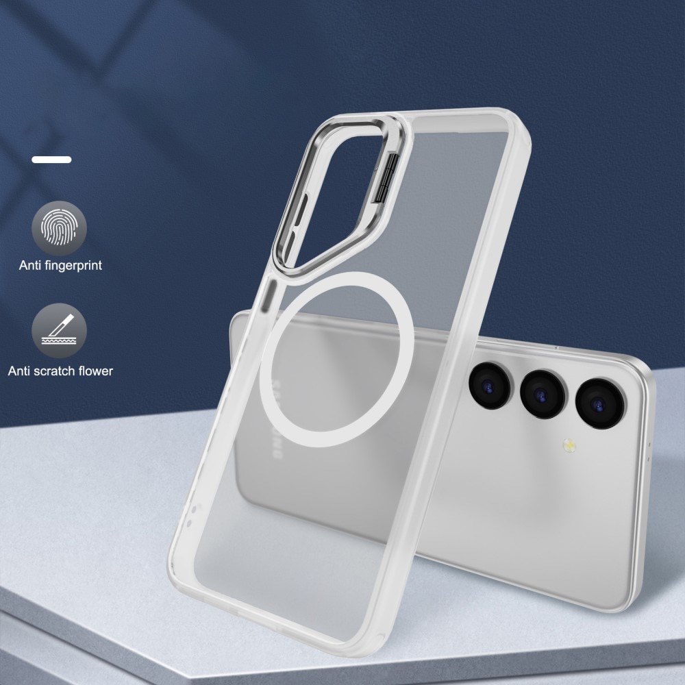 Hybridskal Kickstand MagSafe Samsung Galaxy S24 Ultra Genomskinlig