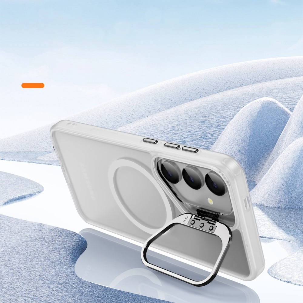 Hybridskal Kickstand MagSafe Samsung Galaxy S24 Ultra Genomskinlig
