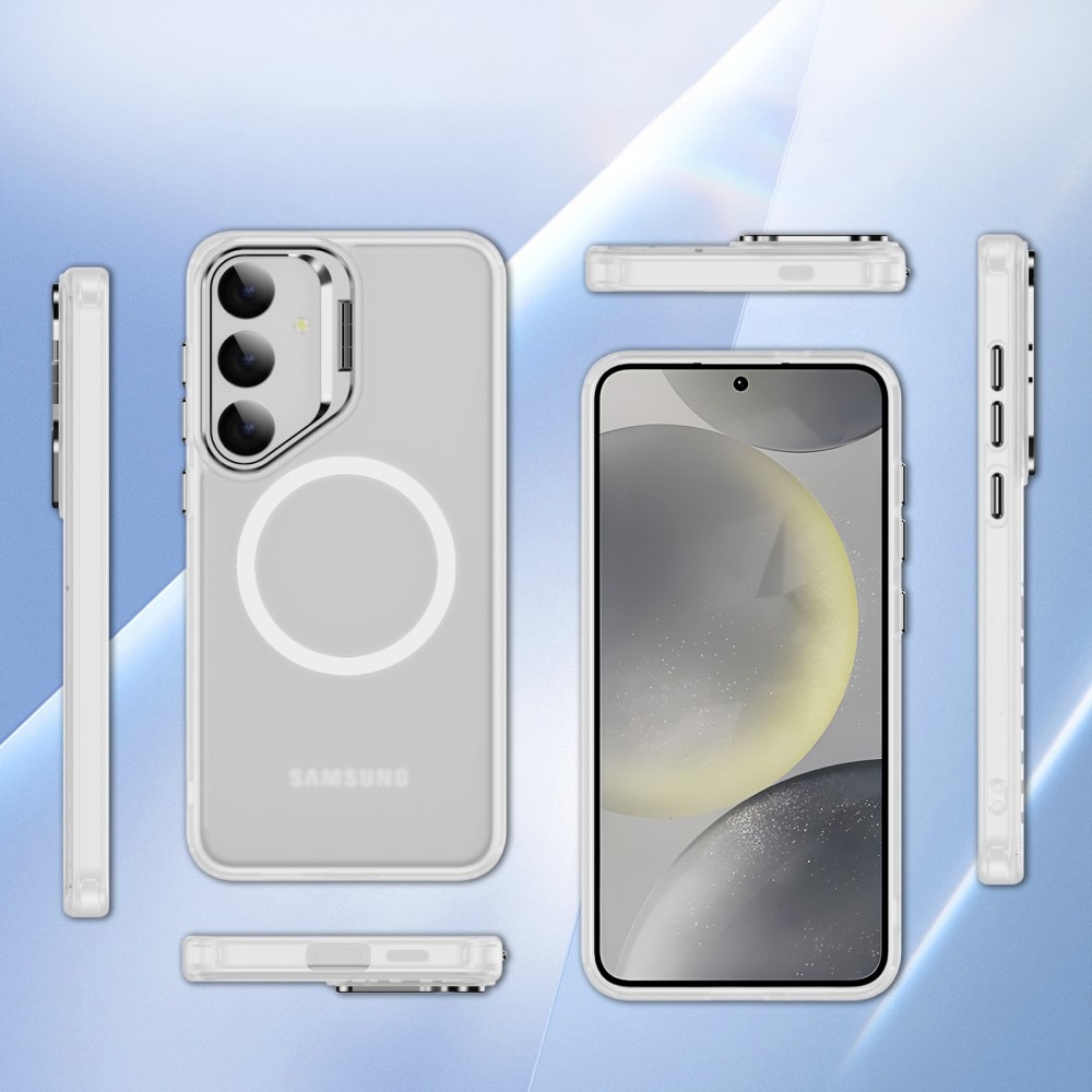 Hybridskal Kickstand MagSafe Samsung Galaxy S24 Ultra Genomskinlig