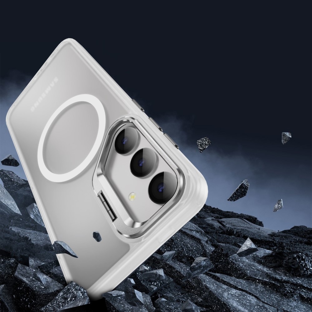 Hybridskal Kickstand MagSafe Samsung Galaxy S24 Ultra Genomskinlig