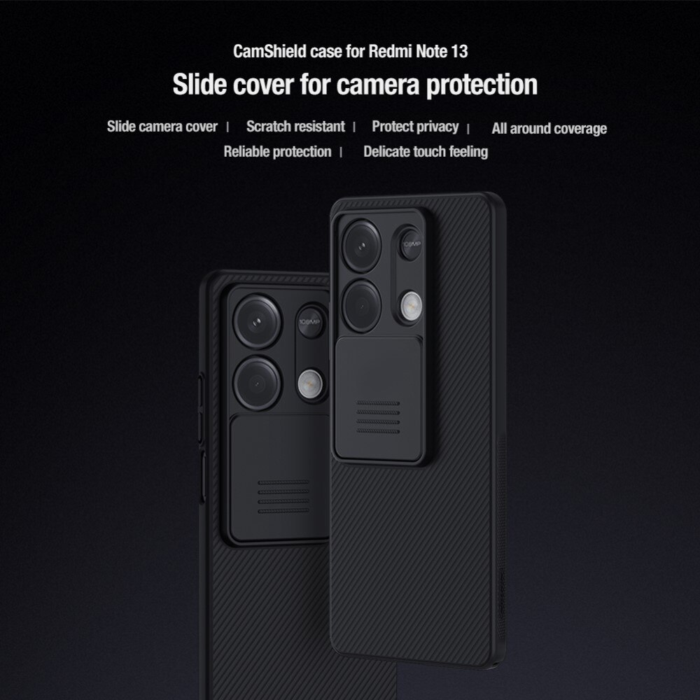 CamShield Skal Xiaomi Redmi Note 13 svart