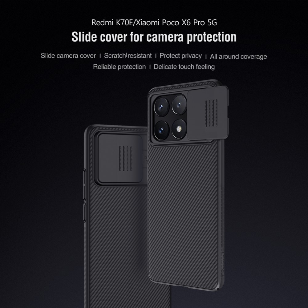 CamShield Skal Xiaomi Poco X6 Pro svart