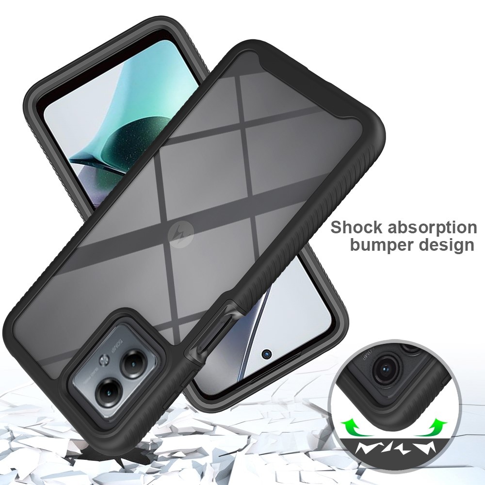 Full Protection Case Motorola Moto G54 Svart