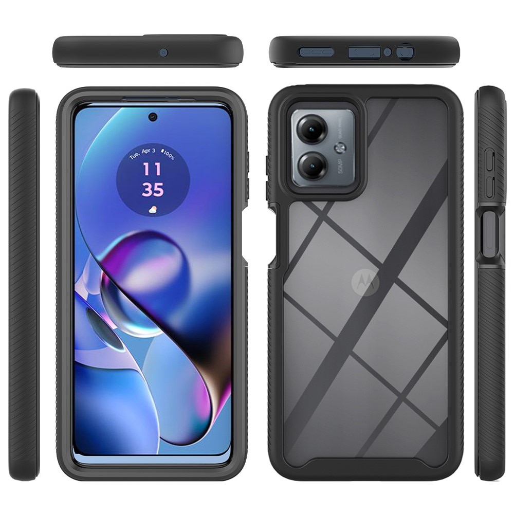 Full Protection Case Motorola Moto G54 Svart