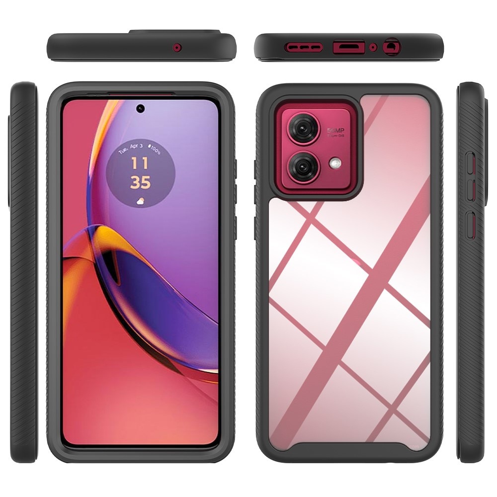 Full Protection Case Motorola Moto G84 svart