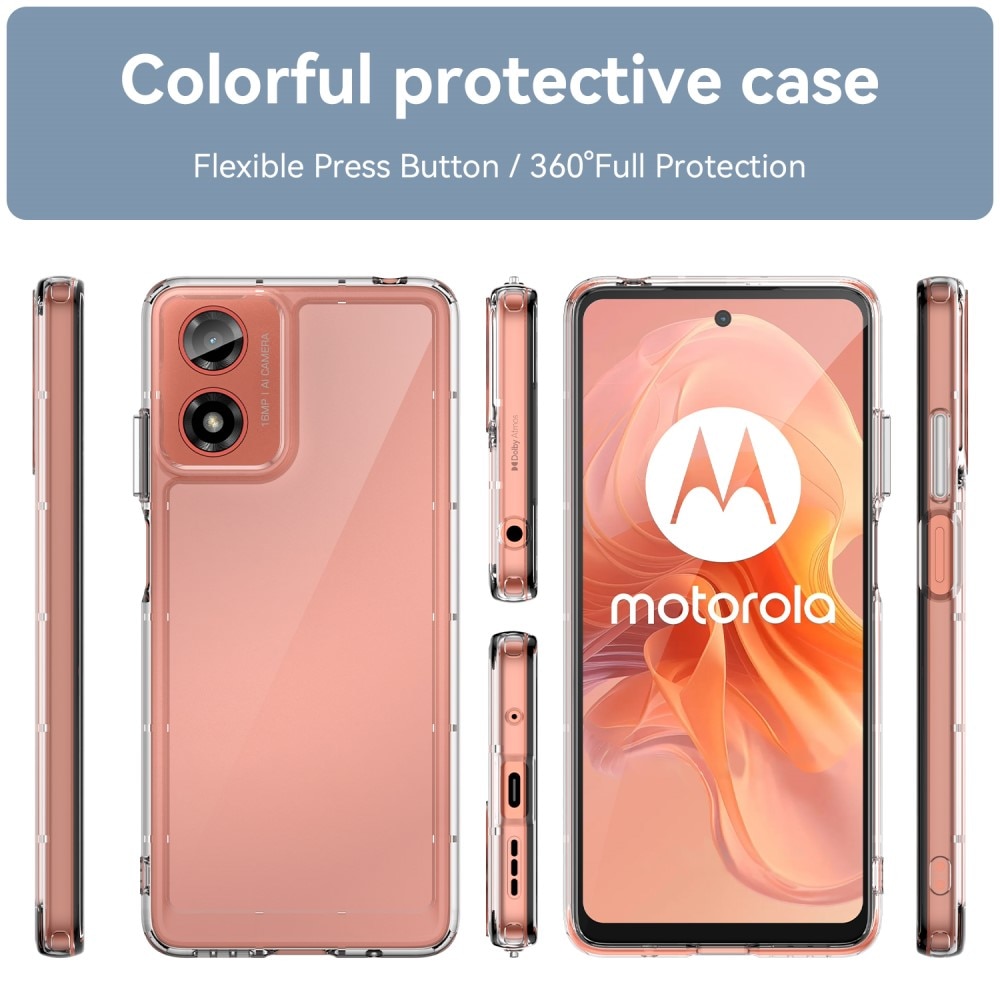 Crystal Hybrid Case Motorola Moto G04 transparent