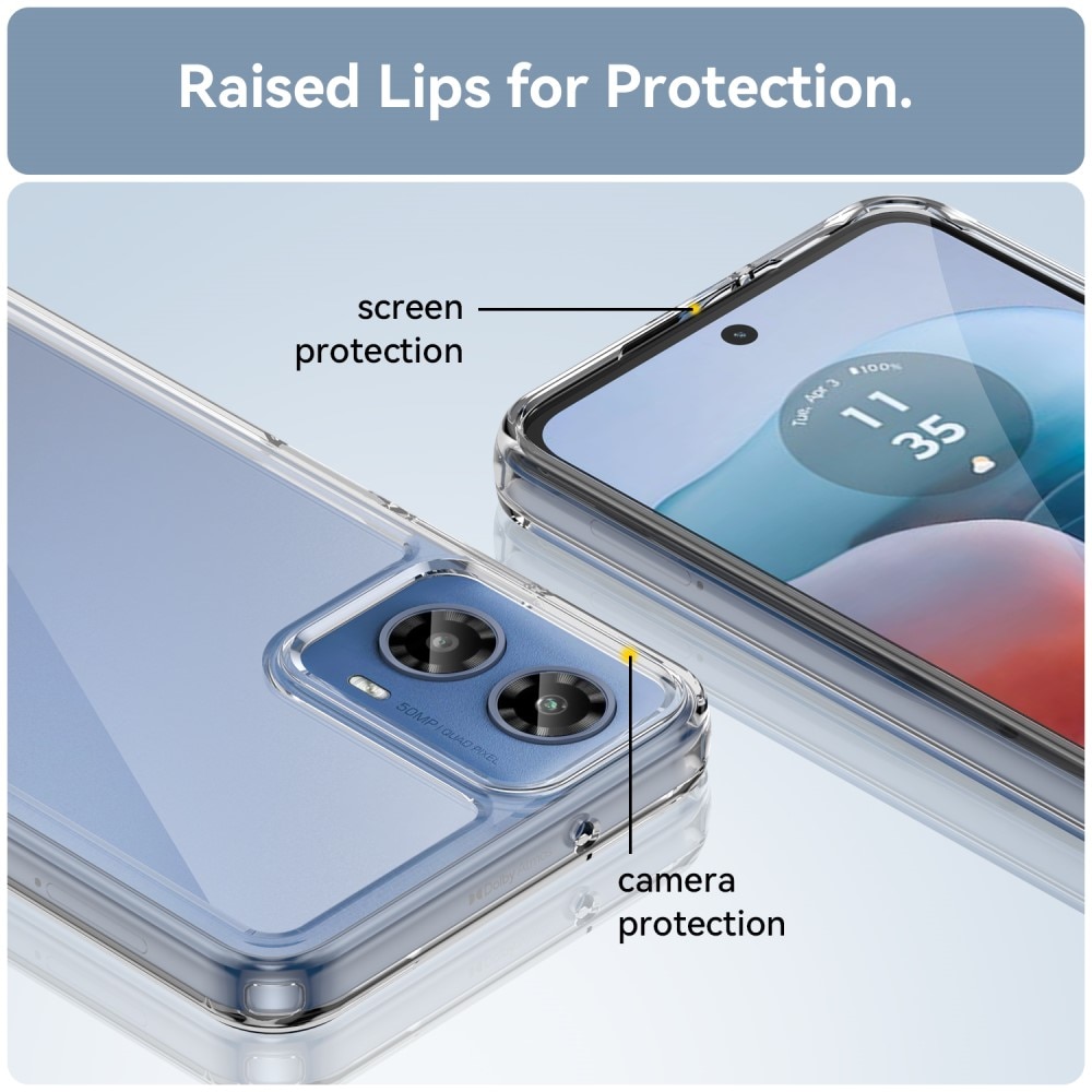 Crystal Hybrid Case Motorola Moto G34 transparent