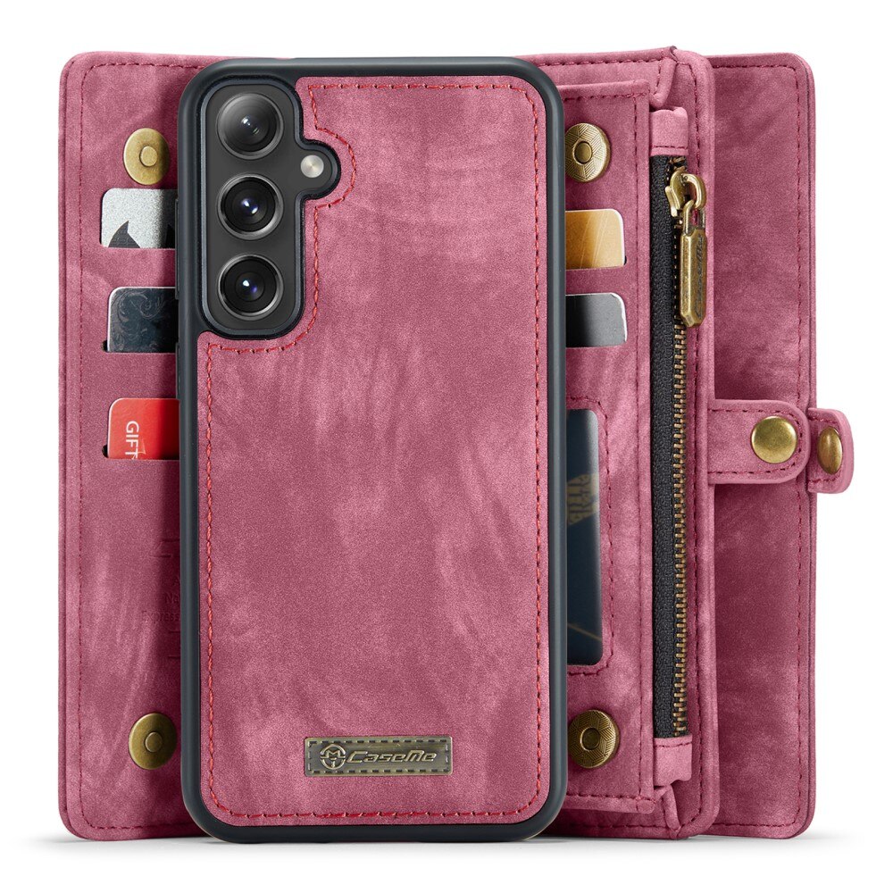Multi-slot Plånboksfodral Samsung Galaxy S24 Plus Röd
