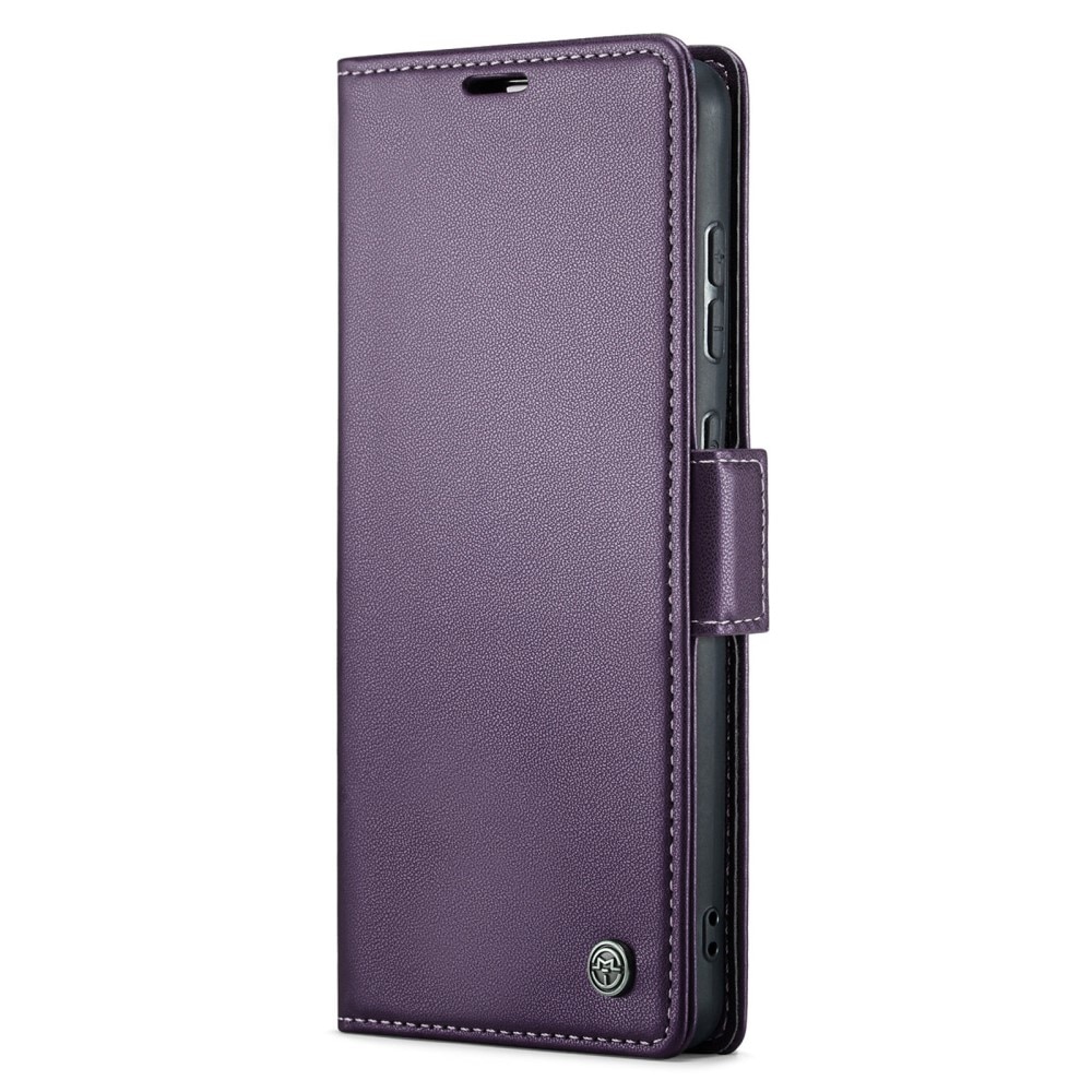 Slim Plånboksfodral RFID-skydd Samsung Galaxy A55 lila